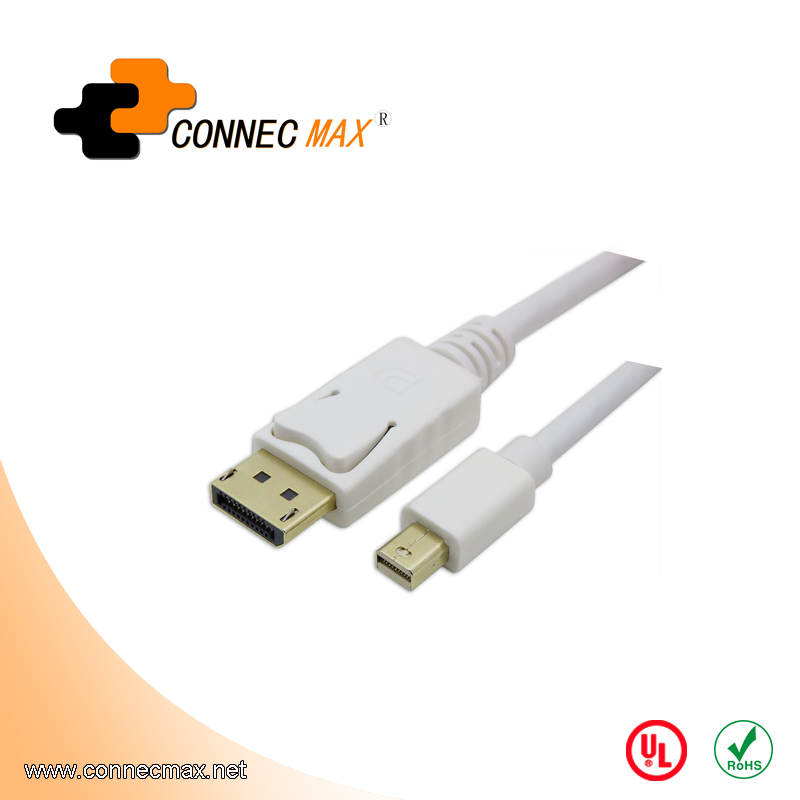 Mini DisplayPort to DisplayPort Male to Male Cable