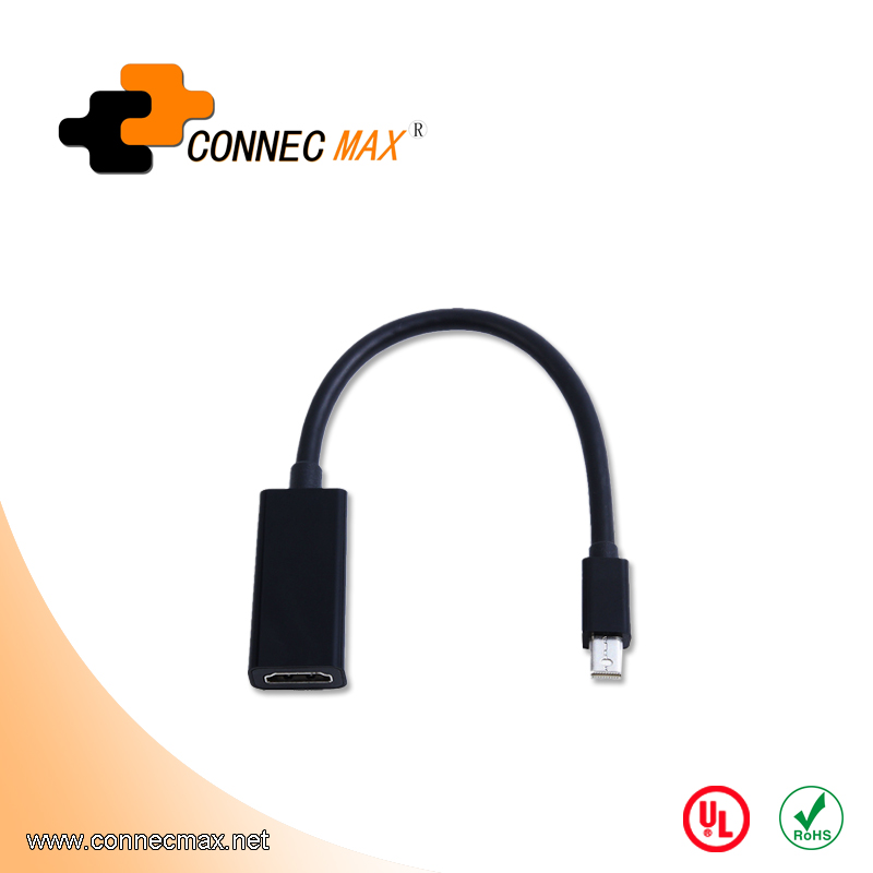 Mini displayport to HDMI male to female adapter converter