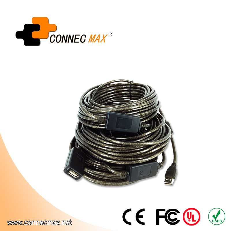 40m USB 2.0 Repeater Cable