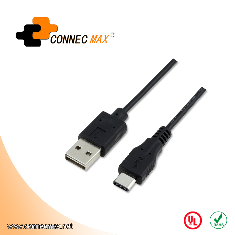 USB 3.1 type C to USB 2.0 AM male to male cable 