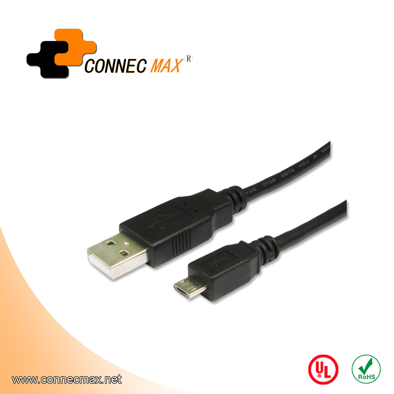 USB A Male to Micro USB Male